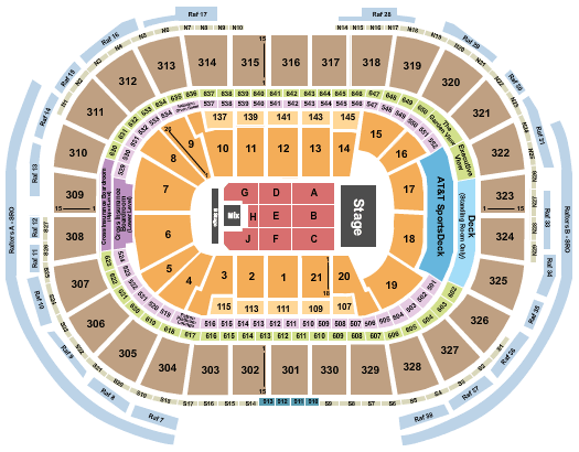 TD Garden Ricardo Arjona Seating Chart